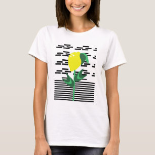 Blume Lemon Streifen Blumengarten Tank