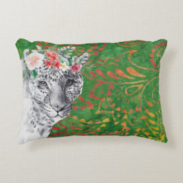 Blume Leopard Jungle Batik Dekokissen