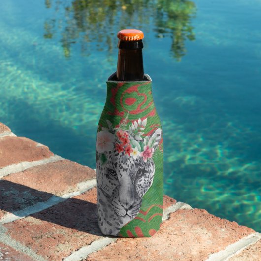 Blume Leopard Jungle Batik Flaschenkühler (In Situ Pool)