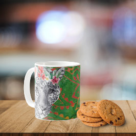 Blume Leopard Jungle Batik Kaffeetasse