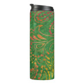 Blume Leopard Jungle Batik Thermosbecher (Nach rechts gedreht)