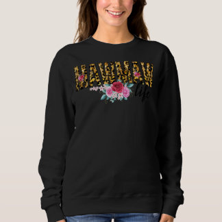 Blume Leopard Print Mawmaw Life Mother Day Wome Sweatshirt