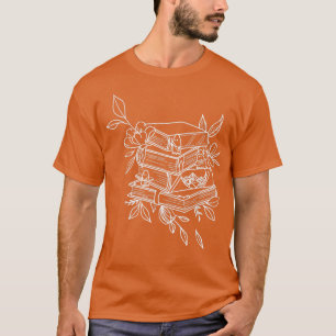 Blume Librarian Women's Book Lovers Lehrerin T-Shirt