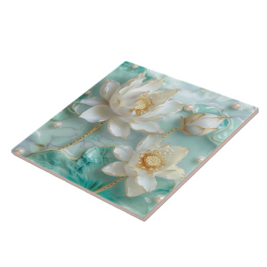 Blume Lido Lotus Fliese (Seite)