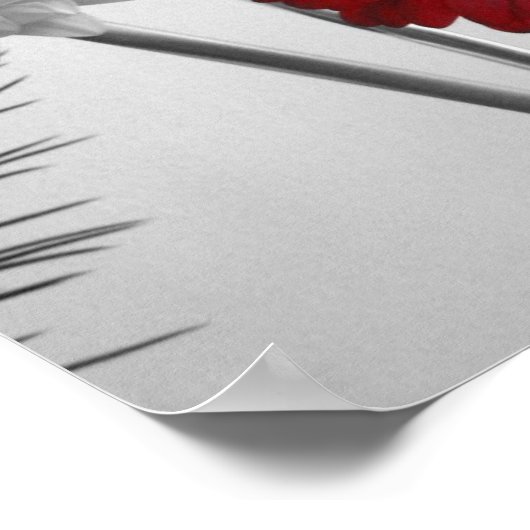 Blume, Liebe Poster (Ecke)