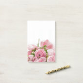 Blume Liebe Rosa Rosen Romantische Post es notiert Post-it Klebezettel (Auf Schreibtisch)