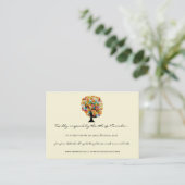 Blume Liebe Tree Response und Website Cards Begleitkarte (Stehend Vorderseite)