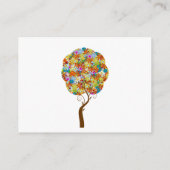 Blume Liebe Tree Response und Website Cards Begleitkarte (Rückseite)