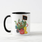 Blume Liebe Tulpen Tauch kann Gummistiefel Tasse (Links)