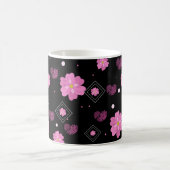 Blume Liebe Valentine Muster Kaffeetasse (Mittel)