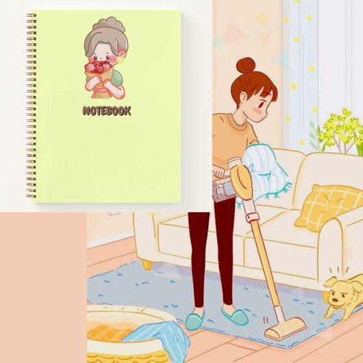 Blume lieben 🌸 💗 💚 notizblock