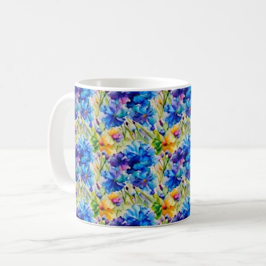 Blume-Liebhabertraum Kaffeetasse (Vorderseite Links)
