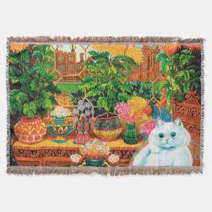 Blume liebt Katze, Louis Wain Decke