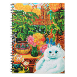Blume liebt Katze, Louis Wain Notizblock