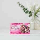 Blume Lieferung Visitenkarte (Stehend Vorderseite)