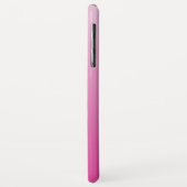 Blume-like Geometric Monogram | Pink Shaded Ombre Case-Mate iPhone Hülle (Hinten/Links)
