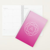 Blume-like Geometric Monogram | Pink Shaded Ombre Planer (Anzeige)