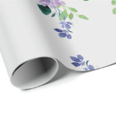 Blume Lila Garten: Geschenkpapier (Rolleneckpunkt)