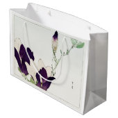 Blume lila Magnolia, Watanabe Seitei Große Geschenktüte (Rückseite Schrägansicht)