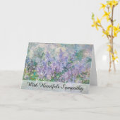 *~* Blume Lila Malerei TV2 Beileid Liebe Licht Karte (Gelbe Blume)