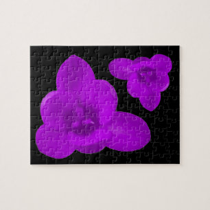 Blume Lila Puzzle