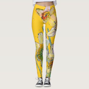 Blume Lilac Floral Leggings