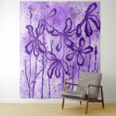 Blume Lilac Sky Wandteppich (Beispiel)