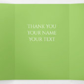 Blume Lilienstift zeichnend Dreifach Gefaltete Urlaubskarte (Innenseite Mitte)