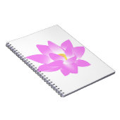 Blume Lily Lily Lotus Notizblock (Rechte Seite)