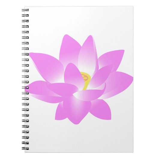 Blume Lily Lily Lotus Notizblock (Vorderseite)