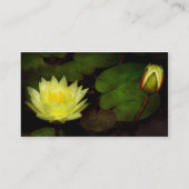 Blume - Lily - Morgenduschen Visitenkarte (Rückseite)