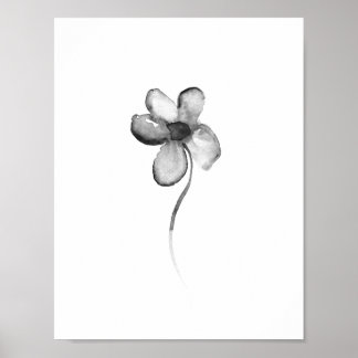 Blume Lithographie Poster