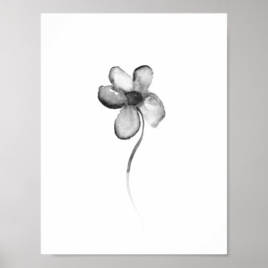 Blume Lithographie Poster (Vorne)
