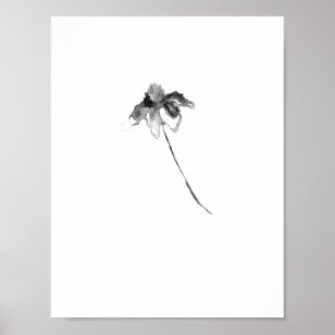 Blume Lithographie Poster