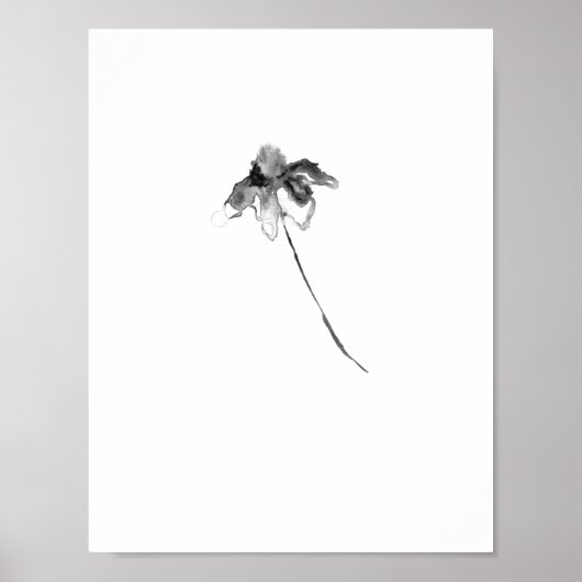Blume Lithographie Poster (Vorne)