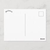 Blume Llama Postkarte (Rückseite)