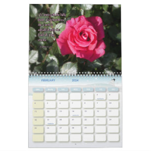 Blume Lob Psalmen Inspirationsmauer Kalender