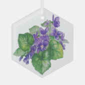 Blume Locarno Ornament Aus Glas (Vorderseite)