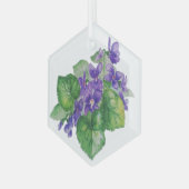 Blume Locarno Ornament Aus Glas (Vorderseite Links)