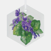 Blume Locarno Ornament Aus Glas (Rückseite)