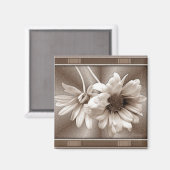 Blume Locker Magnet Kühlschrankmagnet (Vorderseite/Rückseite)