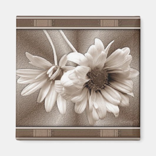 Blume Locker Magnet Kühlschrankmagnet (Vorne)