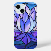 Blume Lotus aus Hartglas Case-Mate iPhone Hülle (Rückseite)