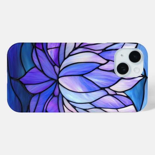 Blume Lotus aus Hartglas Case-Mate iPhone Hülle (Rückseite (Horizontal))