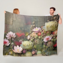 Blume Lotus Botanische Wasserfarbe