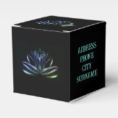 Blume Lotus, Hintergrund, Personalisiert Geschenkschachtel (Vorderseite)