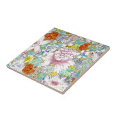 Blume Lotus Keramik Tile Fliese (Seite)