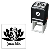 Blume Lotus Permastempel (Beispiel)