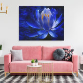Blume Lotus und ihre Bedeutung Leinwanddruck (Insitu (Wohnzimmer))
