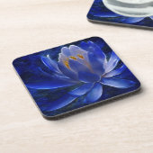 Blume Lotus und ihre Bedeutung Untersetzer (Linke Seite)